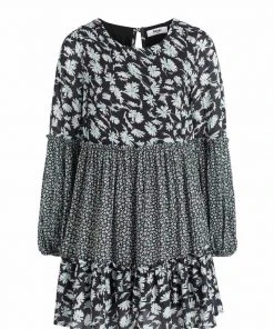 Khujo GRANATA - Vestido Informal - Schwarz Weiß, Mujer -Ofertas KHUJO Tienda f0c456b38bbd429e9027105b1ba9d35c