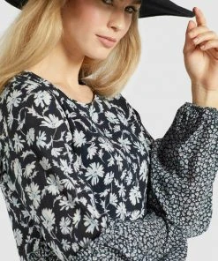 Khujo GRANATA - Vestido Informal - Schwarz Weiß, Mujer -Ofertas KHUJO Tienda f12444c5d32c41ebbe6b3c173eb8ee23