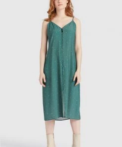 Khujo VALERIYA - Vestido Informal - Green, Mujer