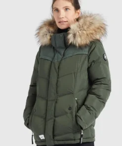 Khujo WINSEN6 - Chaqueta De Invierno - Dunkeloliv, Mujer -Ofertas KHUJO Tienda f393d02320ce49bdbab27f5ee629742b