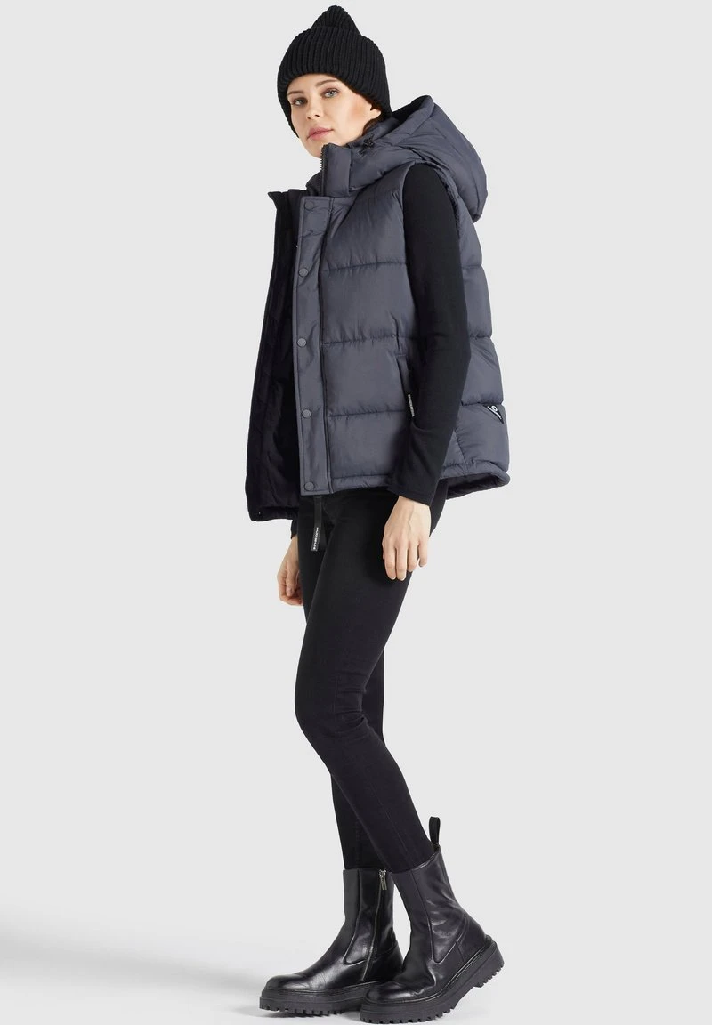 Khujo MARGARIDA MATT - Chaleco - Grau, Mujer 5 Khujo MARGARIDA MATT - Chaleco - Grau, Mujer - Imagen 5