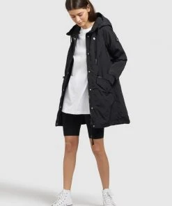 Khujo GAMES - Parka - Schwarz, Mujer -Ofertas KHUJO Tienda f453a5351cc847c5bf2d8376df75fc4a