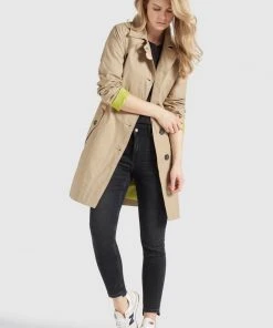 Khujo AURORA - Gabardina - Camel, Mujer -Ofertas KHUJO Tienda f56083f80e4c4e2792a3c01b7beea2b3