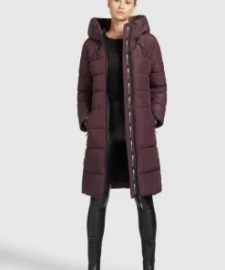 Khujo JILIAS - Abrigo De Invierno - Weinrot, Mujer -Ofertas KHUJO Tienda f57ebd2faf884f639bffdd6616c30c84