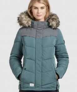 Khujo WINSEN - Chaqueta De Invierno - Blaugrau, Mujer
