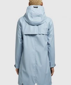 Khujo ODELIE - Impermeable - Hellblau, Mujer -Ofertas KHUJO Tienda f88ebf2855b84802be0085421a4f79f0