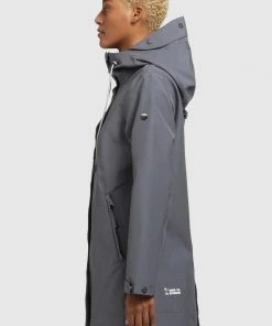 Khujo ARTISA - Parka - Graublau, Mujer -Ofertas KHUJO Tienda f8f8953a79b54a8980926ad0dc2f5ec1