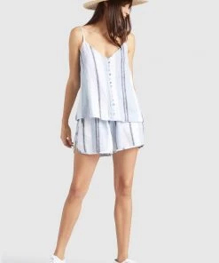 Khujo MAXINE - Shorts - Blue, Mujer -Ofertas KHUJO Tienda f9d55a28b7c64d1186344399fc275254