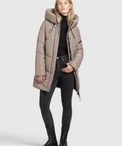 Khujo JORDIS - Abrigo De Invierno - Toffee, Mujer -Ofertas KHUJO Tienda fa2d1950a24346fca26eaae58bb8785f