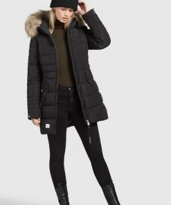 Khujo AMARAY2 - Abrigo De Invierno - Schwarz, Mujer -Ofertas KHUJO Tienda fad86367cfb64564888f095a5145b6f0