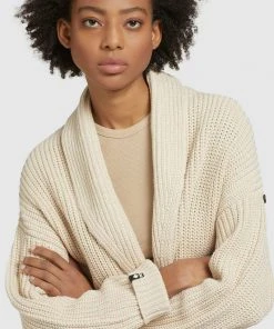 Khujo LIA - Chaqueta De Punto - Beige, Mujer -Ofertas KHUJO Tienda faf22f982a6649b8b3c6fdbd980a8729