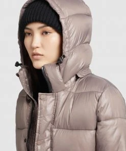 Khujo GERDA SHINY - Abrigo De Invierno - Taupe Glänzend, Mujer -Ofertas KHUJO Tienda fb573c0841314751858e0971b201c23b