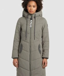 Khujo ARIBAY2 PEACHED - Abrigo De Invierno - Mint, Mujer