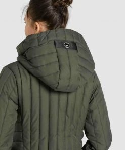 Khujo JERRY PRIME5 STRUCTURED - Abrigo De Invierno - Dunkeloliv, Mujer -Ofertas KHUJO Tienda fbb082ed6a80494ba207da629aa986f6