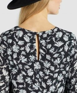 Khujo GRANATA - Vestido Informal - Schwarz Weiß, Mujer -Ofertas KHUJO Tienda fbba290f82024d188f4551e4032a3262