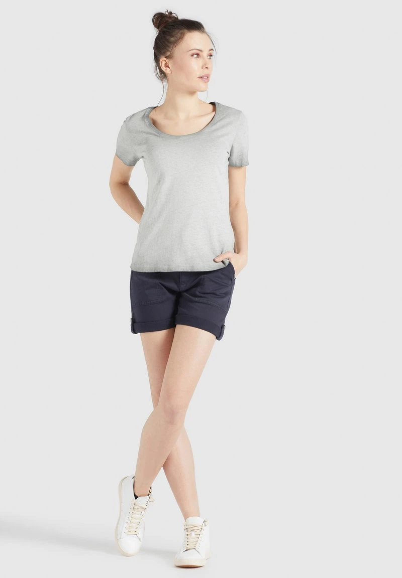 PERGOLA - Camiseta básica - grau Khujo PERGOLA - Camiseta Básica - Grau, Mujer -Ofertas KHUJO Tienda fc0491f3bec4431296249700ae858b39