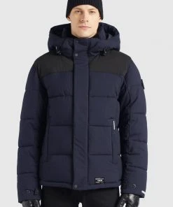 Khujo HELSINKI - Chaqueta De Invierno - Dunkelblau, Hombre