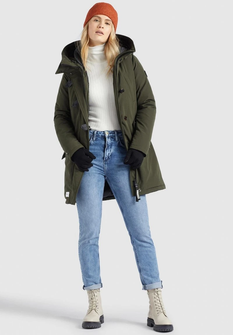 CLEAO - Abrigo de invierno - dunkeloliv Khujo CLEAO - Abrigo De Invierno - Dunkeloliv, Mujer -Ofertas KHUJO Tienda fcaab2d3211a40468435755f5d709bf8