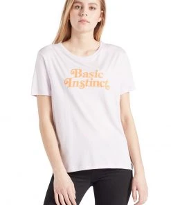 Khujo BANANI INSTINCT - Camiseta Estampada - Flieder, Mujer