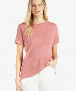 Khujo ALLMUT - Camiseta Básica - Pink, Mujer