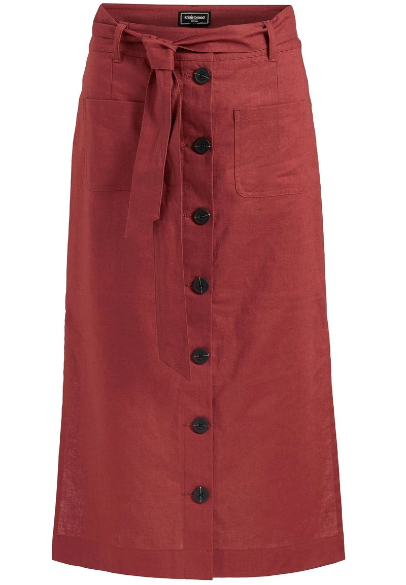 Khujo VARSHA - Falda Acampanada - Rotbraun, Mujer 8 Khujo VARSHA - Falda Acampanada - Rotbraun, Mujer - Imagen 8